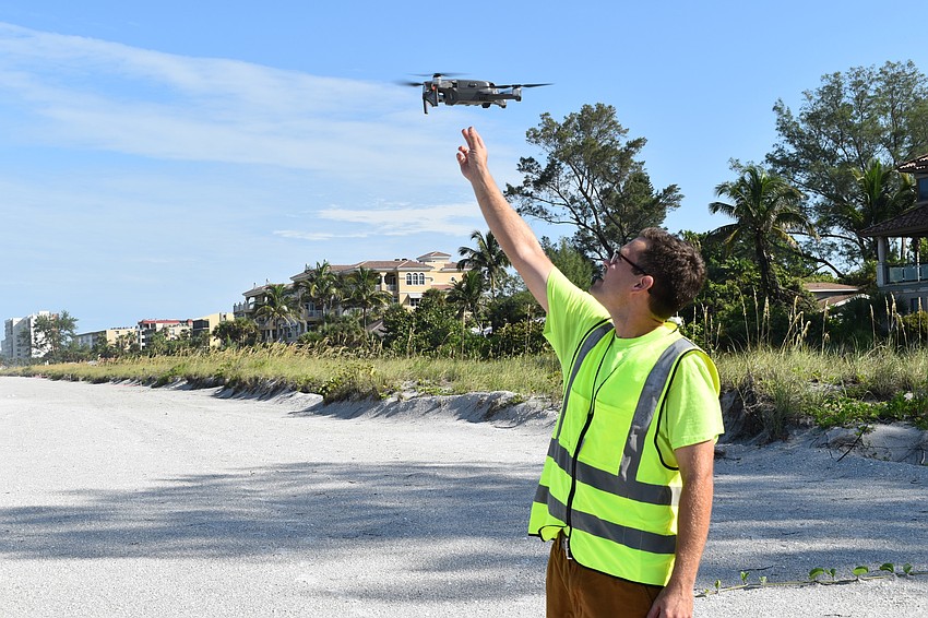 Alex Harkinson caught the DJI Mavic 2 Pro drone.