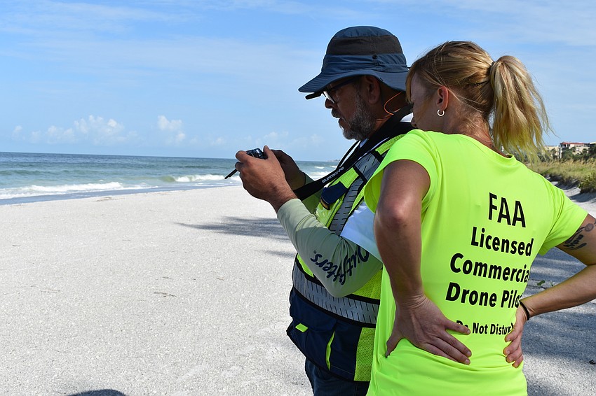 Hjalmar Pachas and Melissa Matisko flew the DJI Mavic 2 Pro.