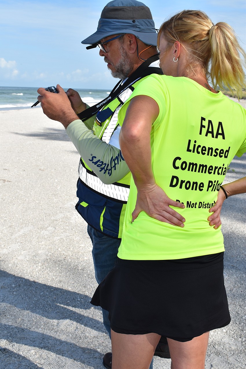 Hjalmar Pachas and Melissa Matisko flew the DJI Mavic 2 Pro.