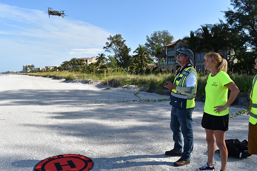 Hjalmar Pachas and Melissa Matisko flew the DJI Mavic 2 Pro.