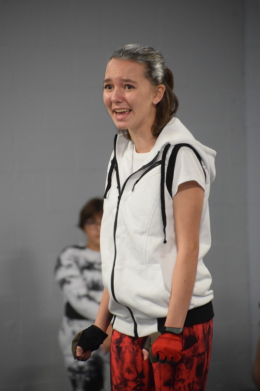 Lakewood Ranch's Juliana Mattes uses what she learned from Ann Morrison's master vocal performance class in her role as Carlos from Disney's 