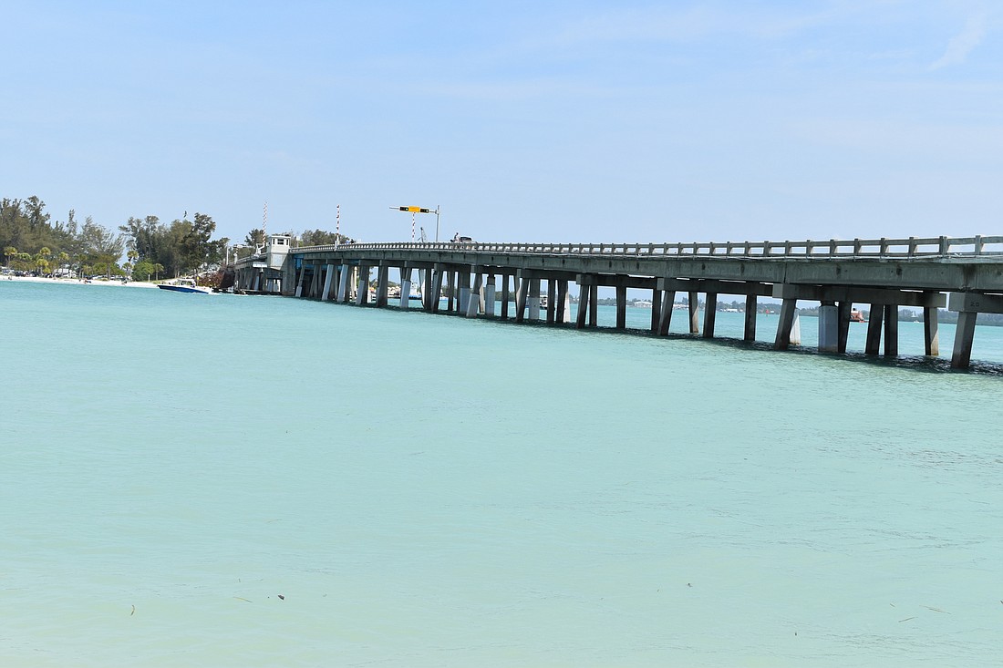 The body of water south of Longboat Pass and west of the bridge to Anna Maria Island (pictured) is unnamed.