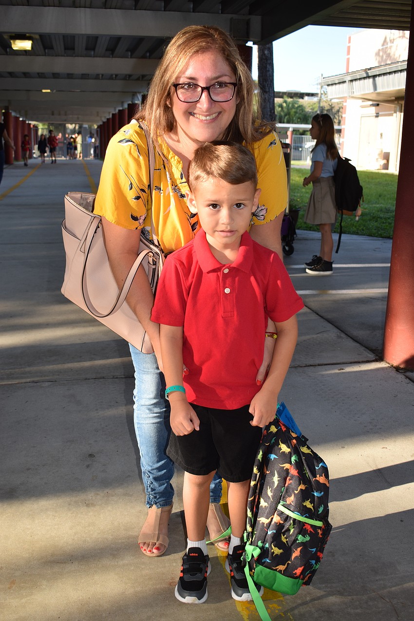 Rosie Negrete is thrilled to have her kindergartner, Ryan Burchett-Negrete, be a part of the dual language program at Braden River Elementary School.