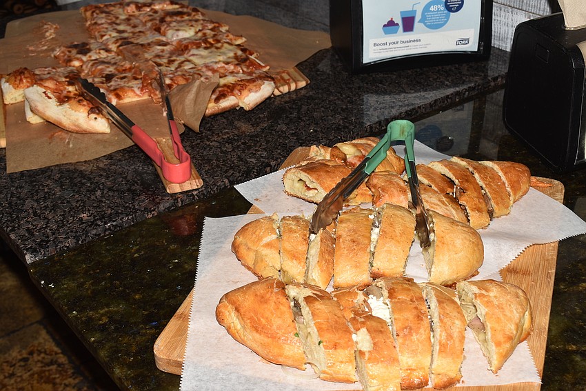 La Mucca Ballerina kept guests from getting hungry with platters of Italian snacks.