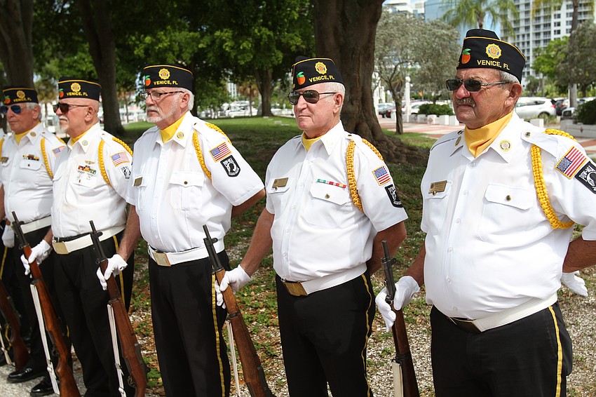 Fred Tomasello, Joe Reynolds, Jim Clarke and Steve Doughty of American Legion Post 159