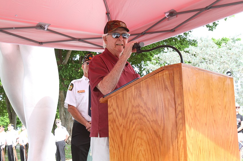 Paul Kirkham spoke to the audience.