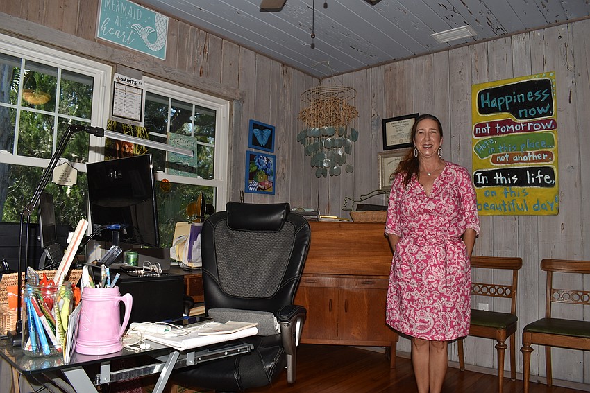 Lori Price uses one of the bedrooms as her office now.