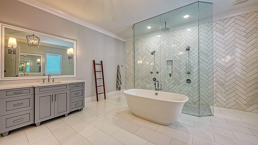 The Siesta Key home at  7949 Midnight Pass Road  was built in 2020.