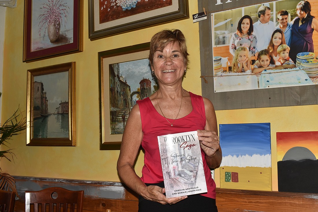 Carolyn Angiolillo at her Aug. 12 book signing.