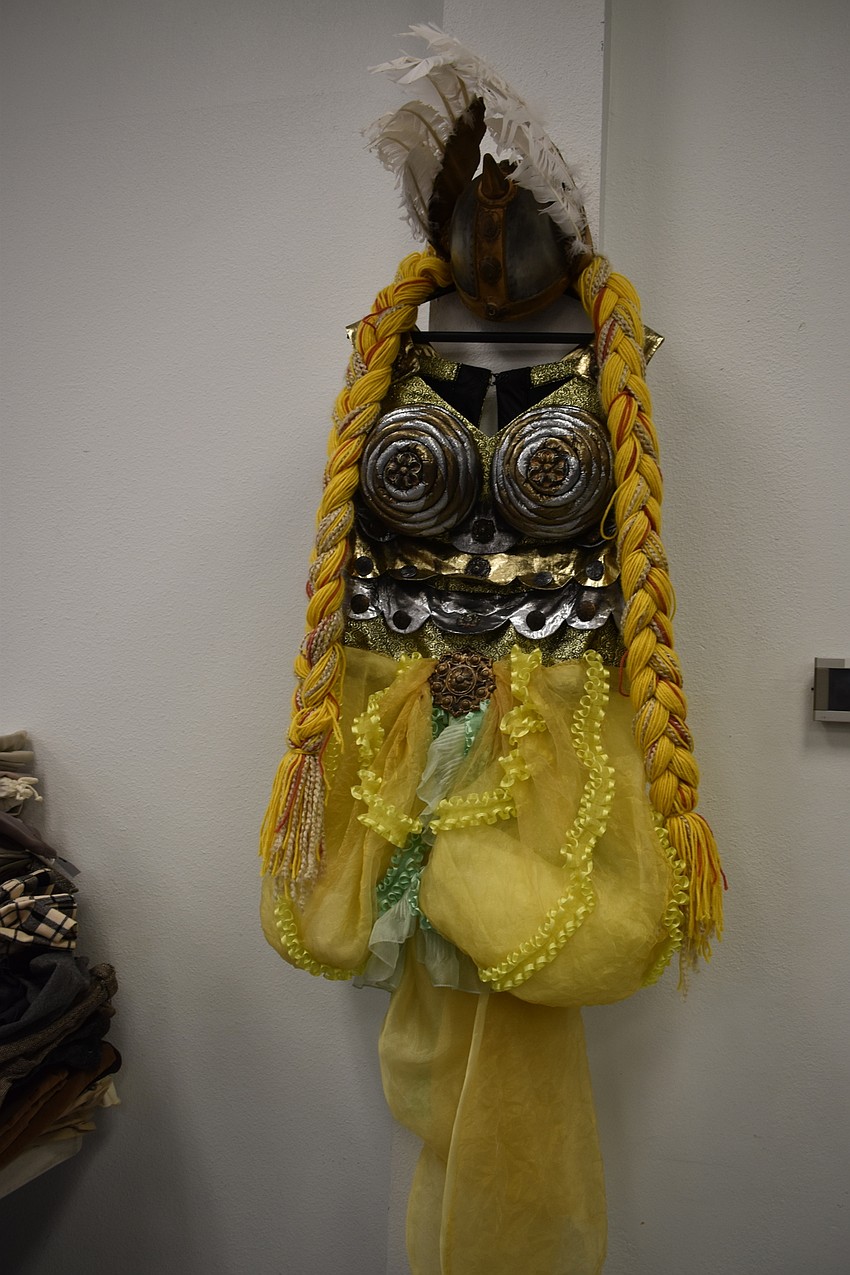 Want to be a 1,500 year old witch? This Broom Hilda costume will complete the fantasy.