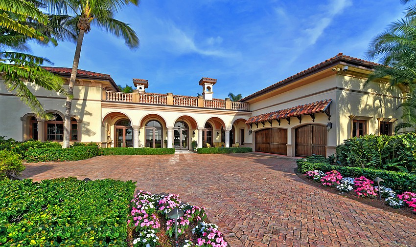Intricately sculpted details adorn every corner of the four-bedroom main residence.