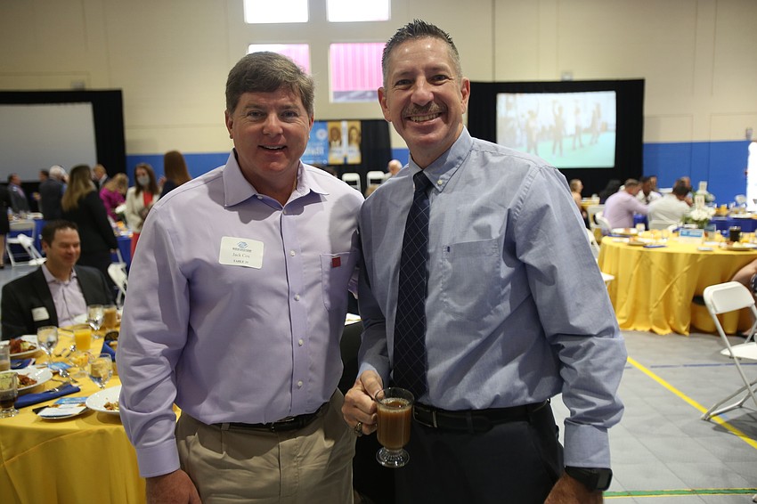 Jack Cox and Sarasota County Sheriff Kurt Hoffman