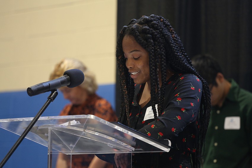 Mykalya Graham welcomed attendees.