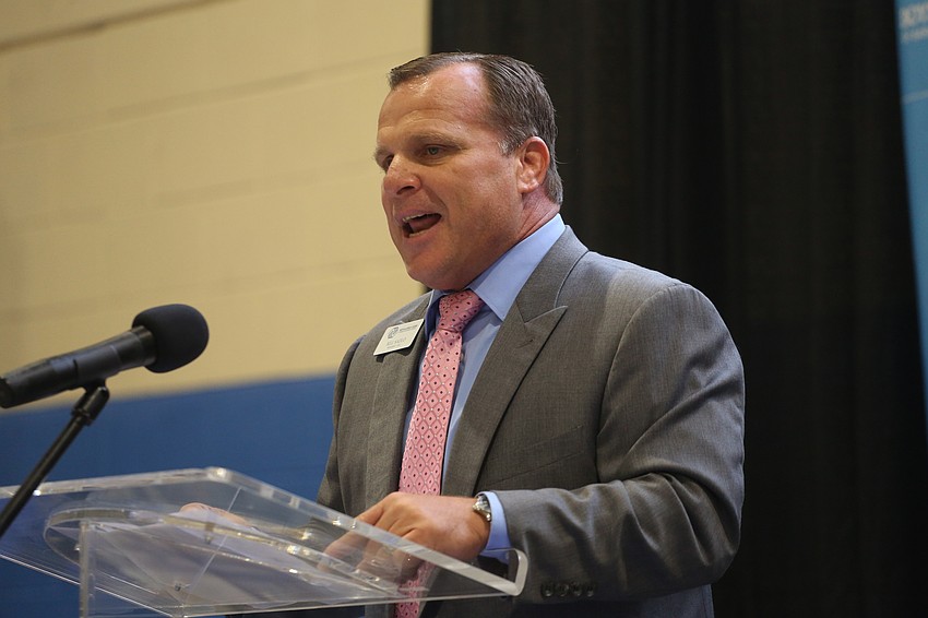 President and CEO Bill Sadlo gave the audience an update on the state of the organization.