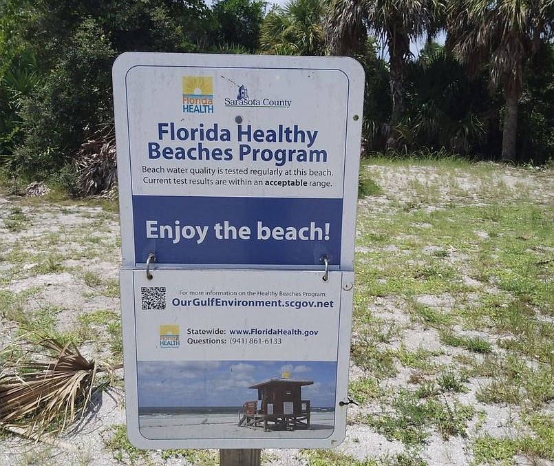â€œEnjoy the Beach!â€ signs replaced the â€œRed Tide Presentâ€ advisories at the beachesÂ this week.