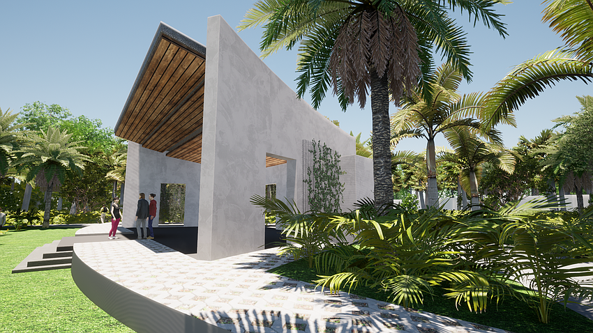 The town of Longboat Key provided renderings of the 50-foot stage concept at the Town Center site.