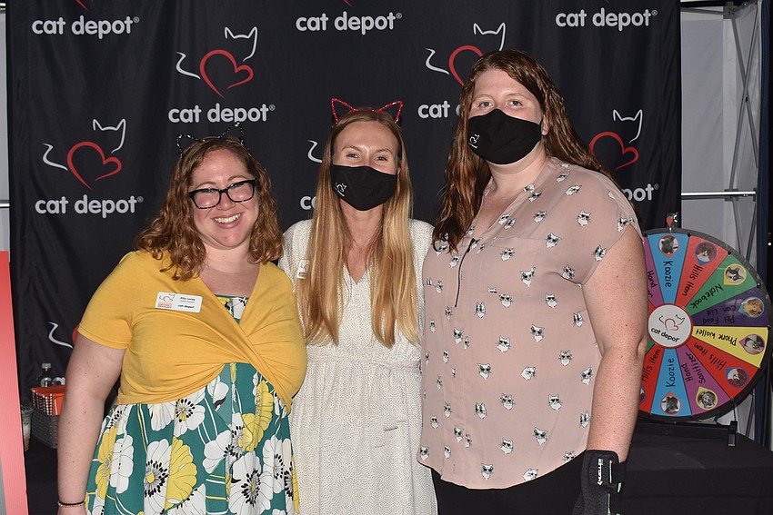 Ellie Levine, Peyton David and Andie Antonik from Cat Depot