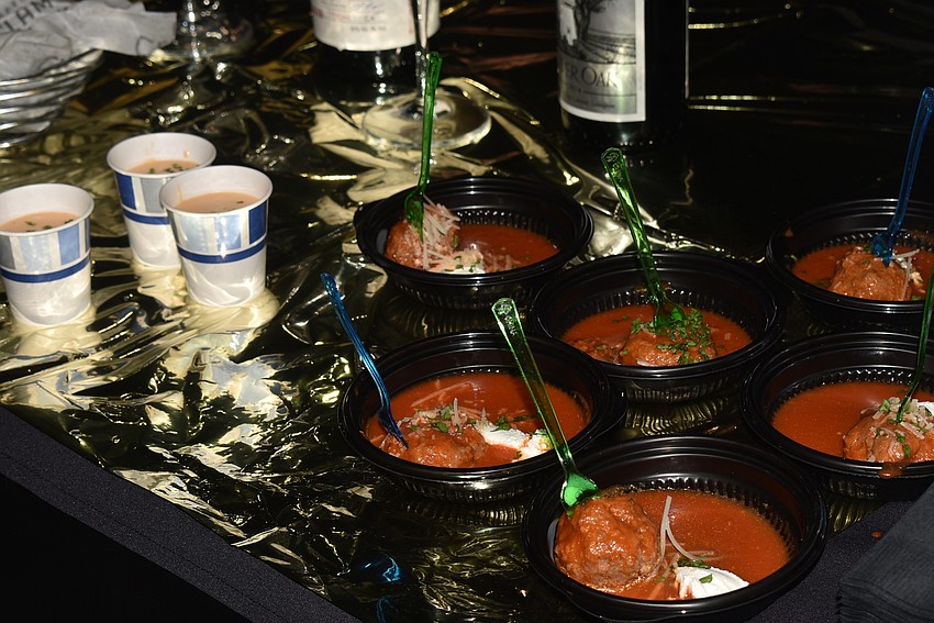 Speaks Clam Bar set out samples for passersby.