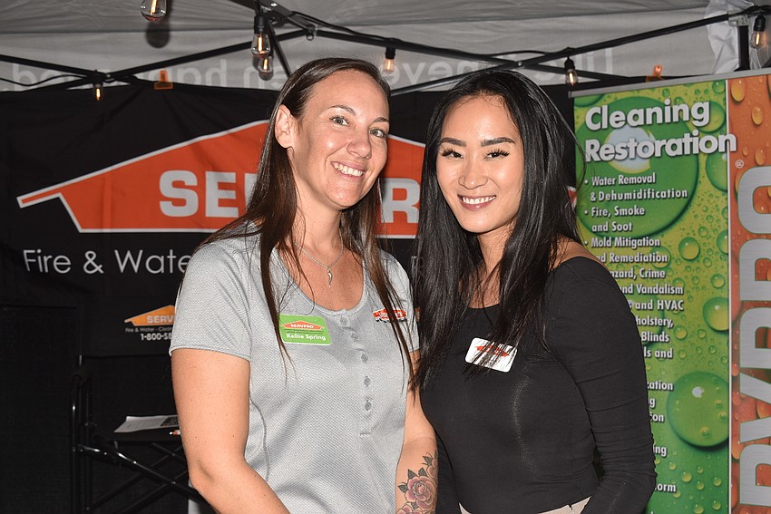 Kellie Spring and Kate Ferguson from ServPro