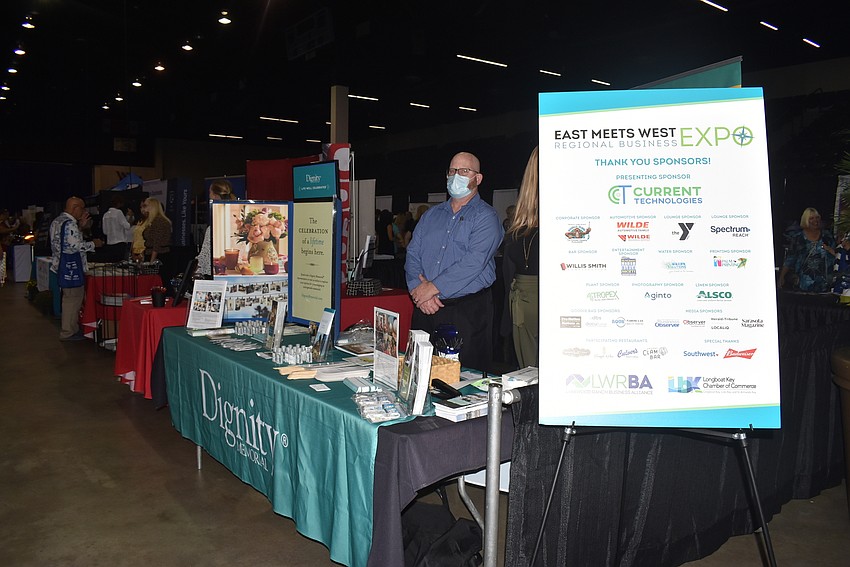 Robarts Arena was divided into three aisles full of businesses.