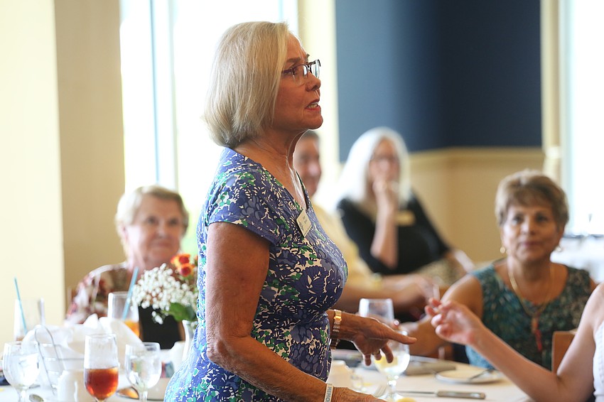 Hope Byrnes introduced herself.