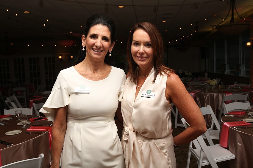 Board Chairwoman Annette Larkin with Vice Chair Elizabeth Murphy