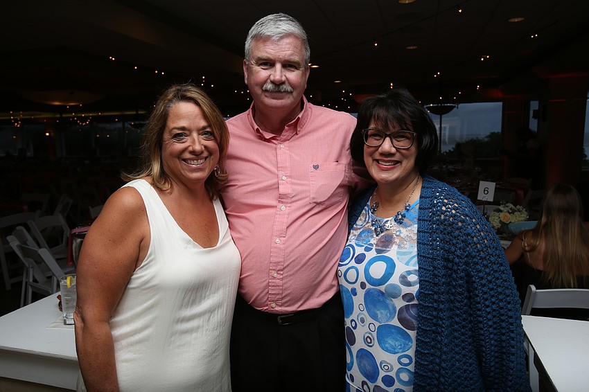 Angela Welsh with Bill and Lisa Van Den Acre