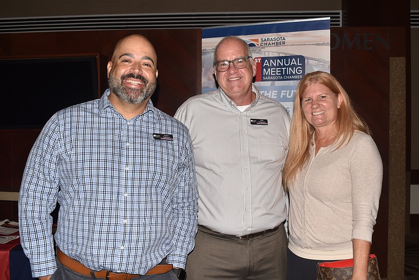 Jason Samson, Rob Ferguson and Cindy Moore