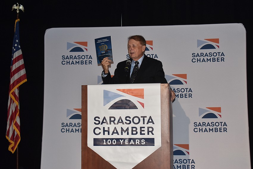 Outgoing chair Larry Thompson welcomed members and summed up the past year.