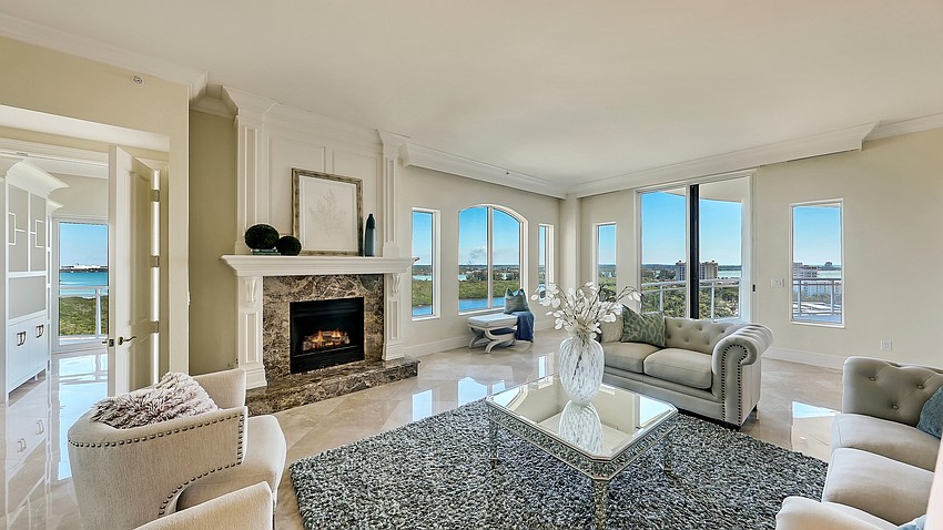 Built in 2005, the condominium it has three bedrooms, three-and-a-half baths and 5,254 square feet of living area.