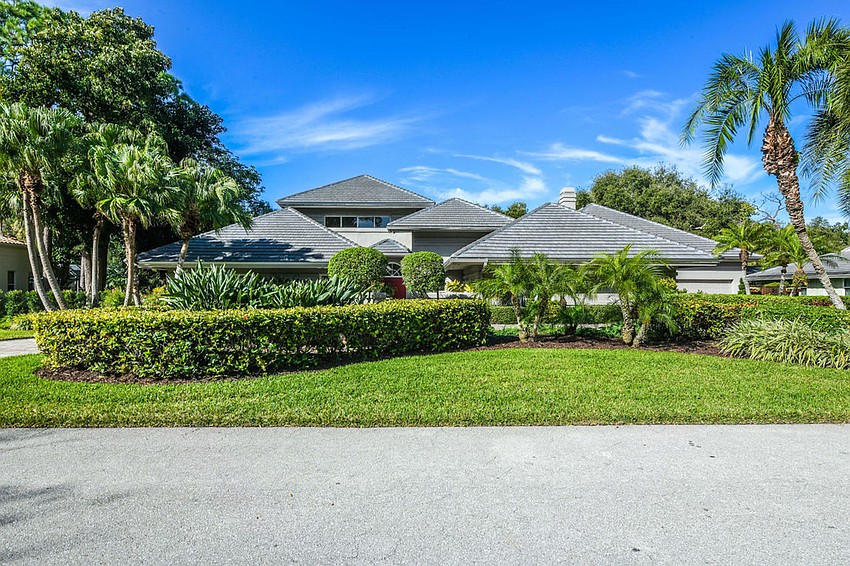 The home has five bedrooms, five-and-a-half baths, a pool and 4,965 square feet of living area. I