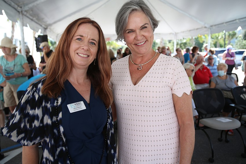 Executive Director Anna Gonce and board president Teresa Jones