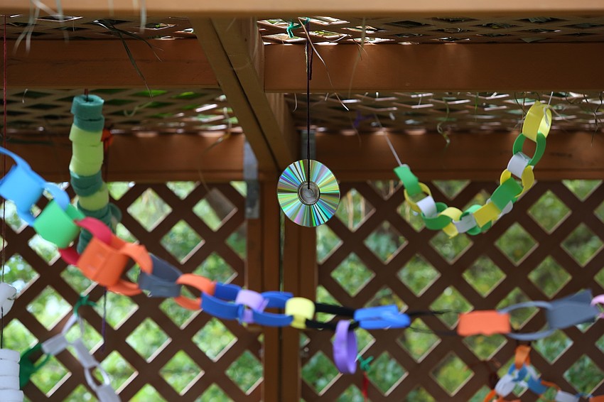 The Sukkot had a number of gifts attached.