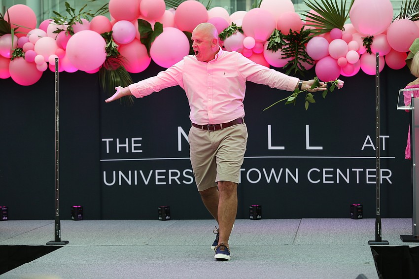 Jose Ayala struts down the runway.