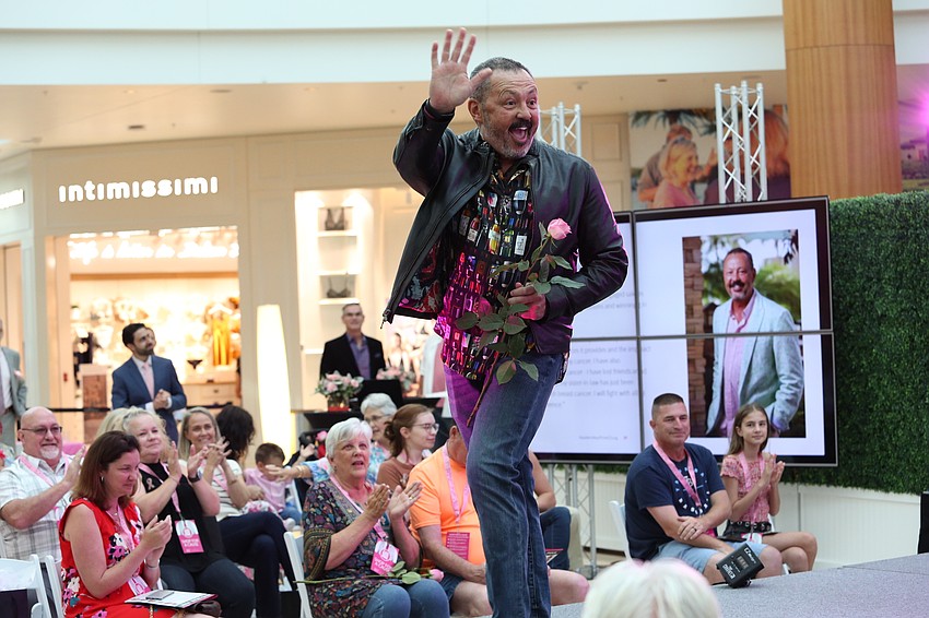 Sammy Lynch walks down the way.