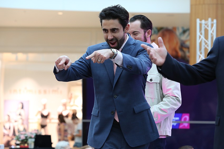 Dr. Kunal Saigal points to his fans.