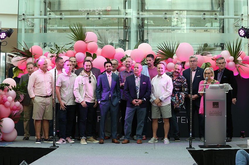 The fashion show contestants raised money for the campaign.