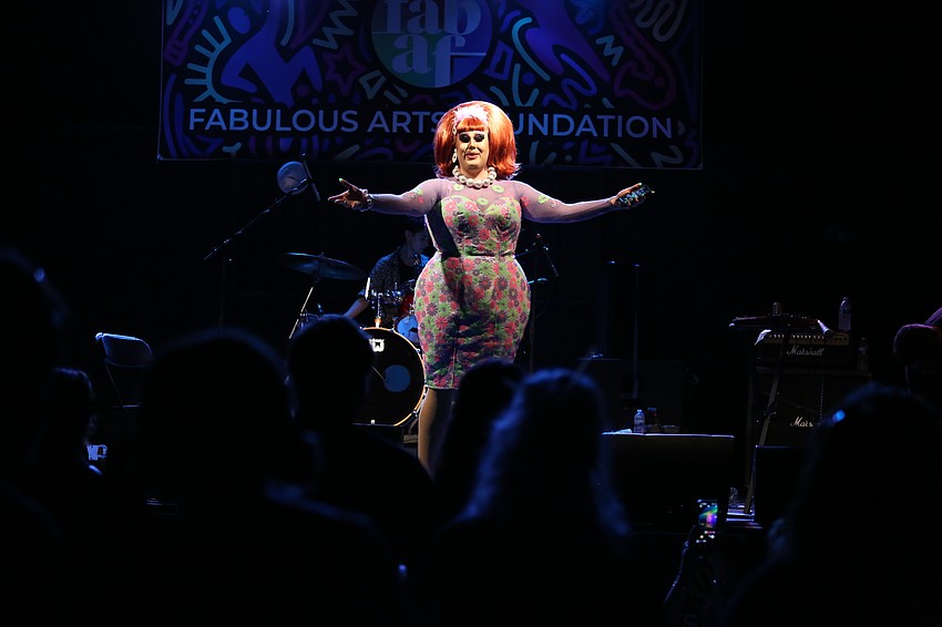 Selma Nilla puts on a show for the crowd.