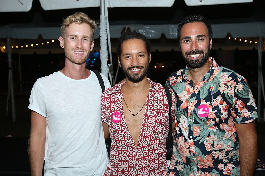 Caleb and Renan Guedes-Reed with Michael Zimmerman