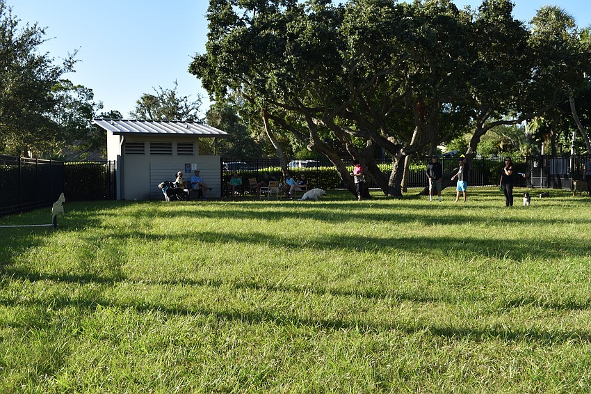 The Bayfront Park dog park was closed from mid-July to the end of September for resodding.