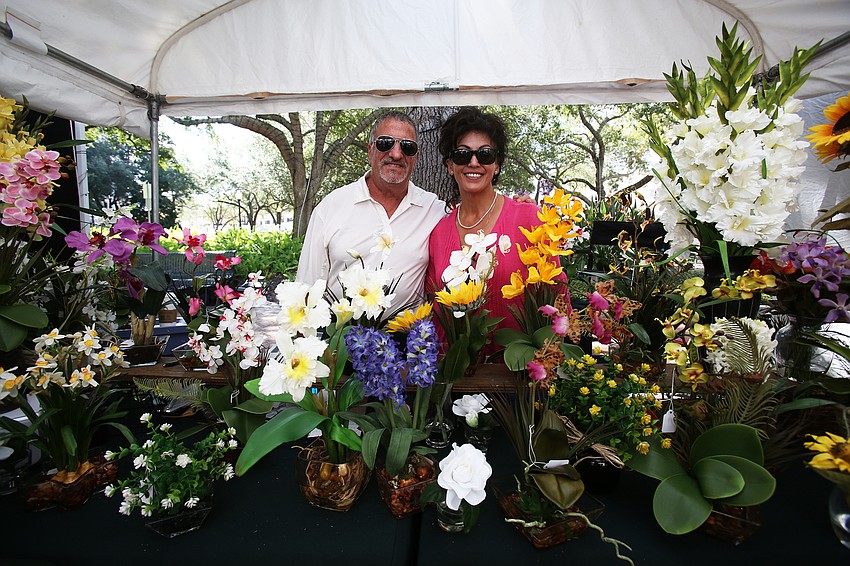 Joe and Liz Esposito of JL Speciality Flowers have a vibrant mix of flowers.