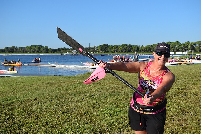 Sarasota's Paula Heggerick of Survivors in Sync says there is no better venue to race than Nathan Benderson Park.