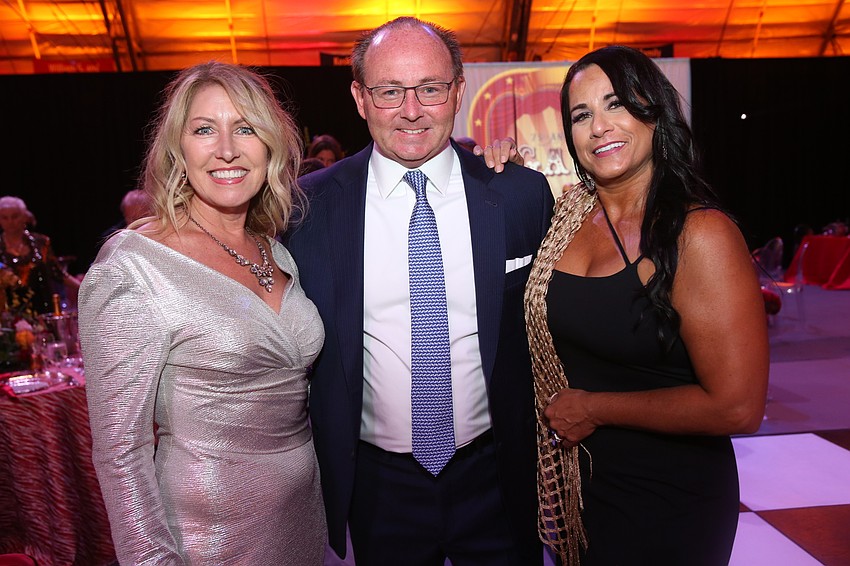 Sheryl Vieira with John and Sandy Barry