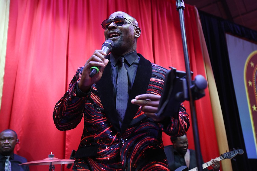 Sheldon Rhoden sang with Ariel Blue.