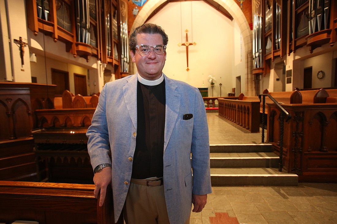 Fr. Charleston Wilson has embraced his new rector position with gusto.