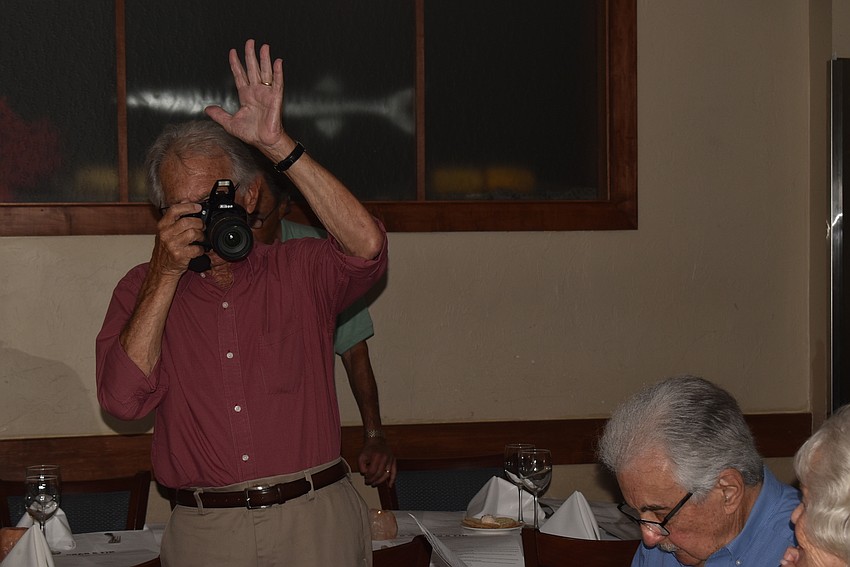 Neil Blume snapped photos of attendees.