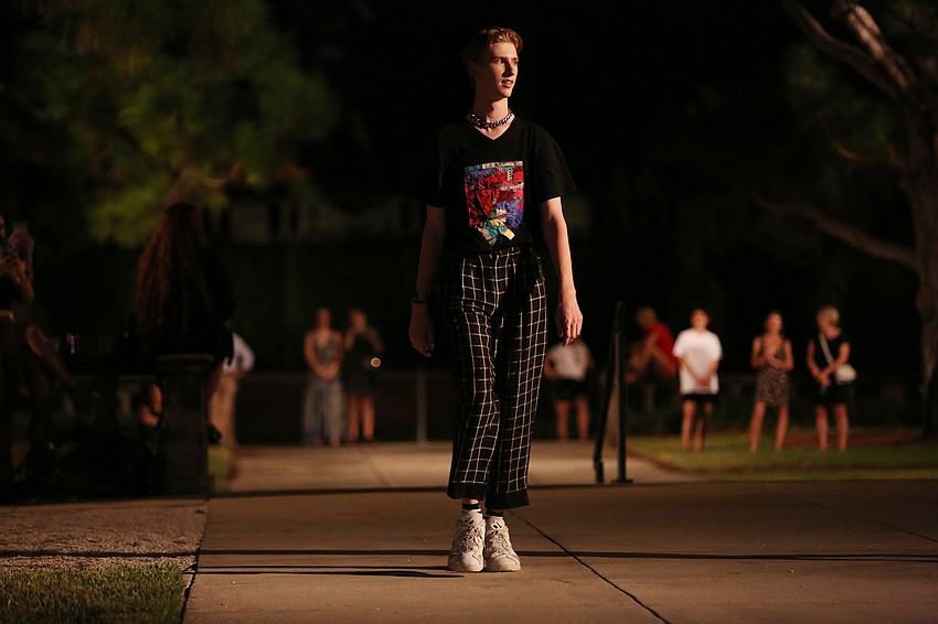 Teddy Trubenko made his way through the courtyard.