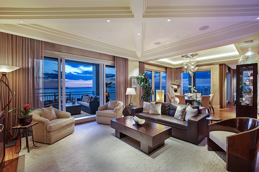 The unit is a penthouse.