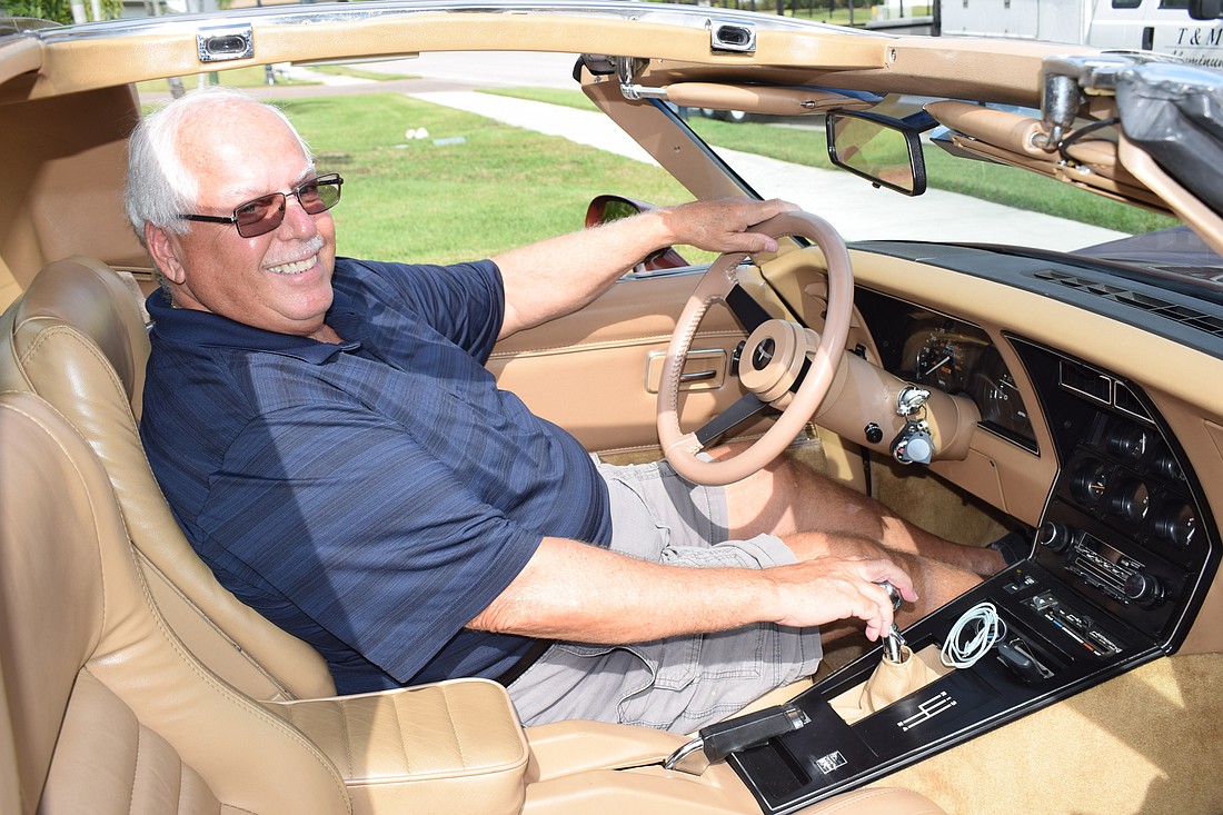 Arbor Grande&#39;s Joe Marino loves to show his 1981 Corvette.