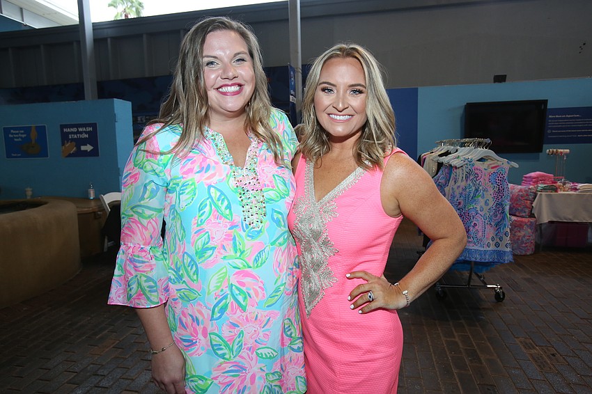 Junior League president Ella Lewis and GIllian Hagerty